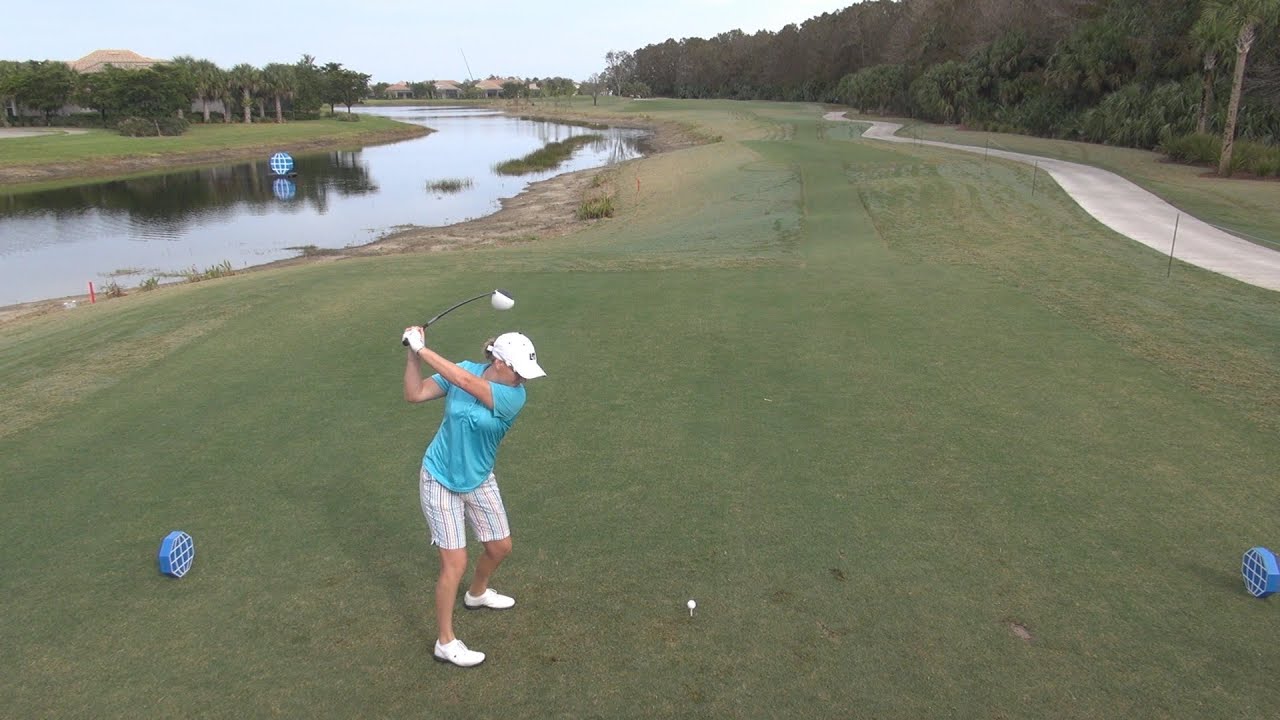 top gun GOLF SWING 2012 - LINDSEY WRIGHT DRIVER - ELEVATED DTL & SLOW MOTION - HQ 1080p HD