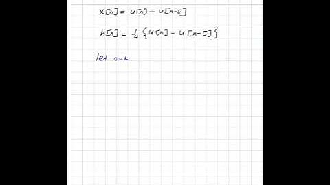 Discrete Time convolution - March 2020 Semester - AIMST University.