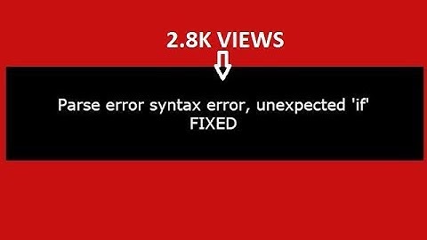 Parse error syntax error, unexpected 