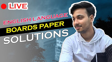 BOARD PAPER SOLUTION  | ENGLISH LANGUAGE ICSE CLASS 10 | HACKER CISCE