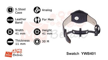 Swatch CARBONATA Watch YWB401 ساعه يد رجالى سواتش MnBetak.com - Official Video