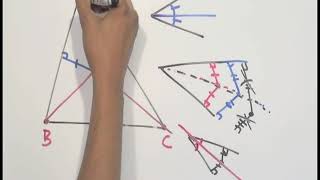 Demostración de la concurrencia de las bisectrices de un triángulo