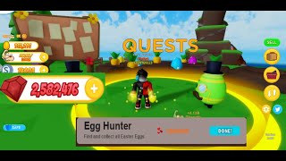 Finding all eggs in get huge simulator (Easter event 2024)