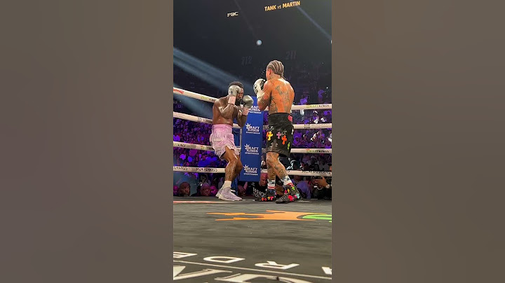 Tank lands strong and Frank comes back with some heat of his own. #TankMartin