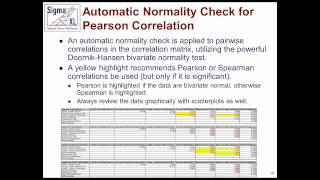 What's New in Version 7 - Pearson Correlation
