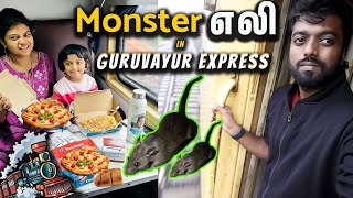 MONSTER Rat  Stealing Pizza in TRAIN  Guruvayur Express !! Full Day Journey