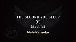 The Second You Sleep (Saybia) MALE KARAOKE (COVER)