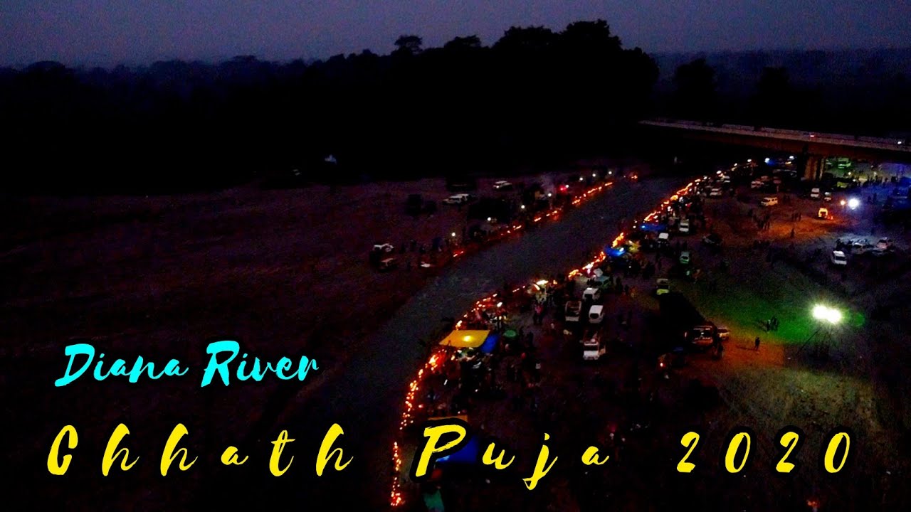 Chhath Puja 2020 || Diana Ghat || Drone Shots || Banarhat ||