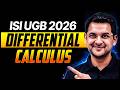 ISI UGB 2026 : DIFFERENTIAL CALCULUS | Abhay Sir | VOS