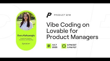 Vibe Coding on Lovable for Product Managers