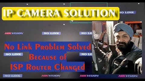 IP Camera No Link Problem Solved