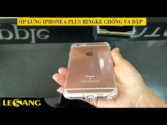 LÊ SANG | Ốp lưng iphone 6 Plus / 6S Plus Ringke Fusion trong suốt, chống va đập cực tốt từ Mỹ