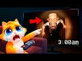ركبت كاميرات سرية عند العجوز!؟ ولكن اللي شفته بالليل كان مرعب !💀😱 | I Am Cat VR