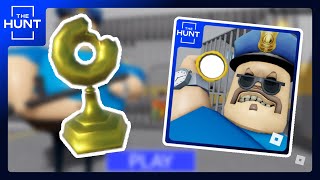 [THE HUNT] How to get the GOLDEN DONUT TROPHY badge in BARRY'S PRISON RUN OBBY!  || Roblox