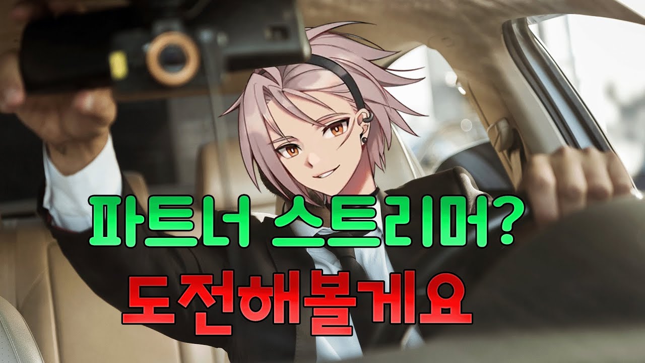 파트너 스트리머? 도전해볼게요