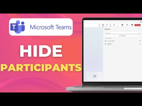 How to Hide Participants in Microsoft Teams Meeting
