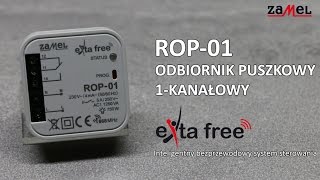 ROP-01 Radiowy odbiornik puszkowy 1-kanałowy exta free Zamel