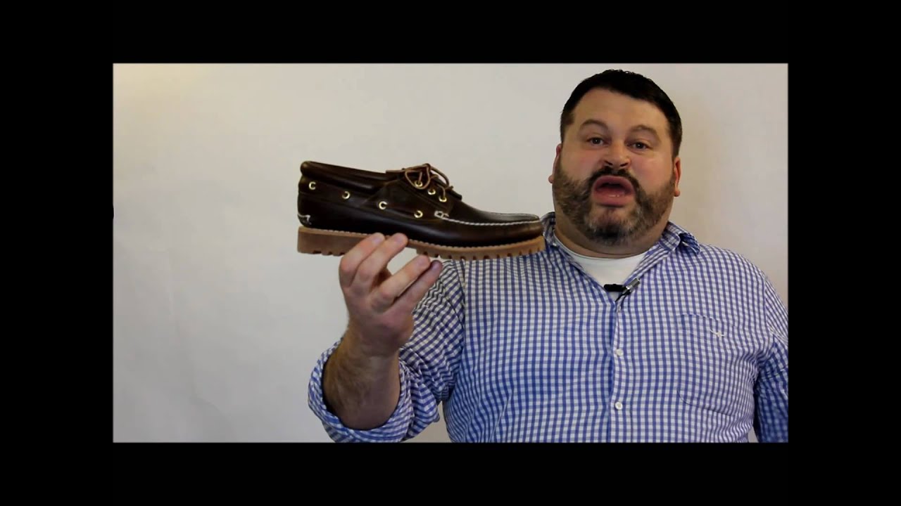 Timberland lugg sole boat shoe reviewed by Mark Bates for the ShoesGB