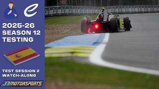🔴 ABB Formula E | 2025-26 | Season 12 | #MadridTest | Session 2 Watch-Along