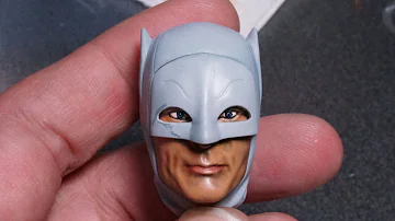 Building Moebius Models 1/8 Adam West Batman Part 2