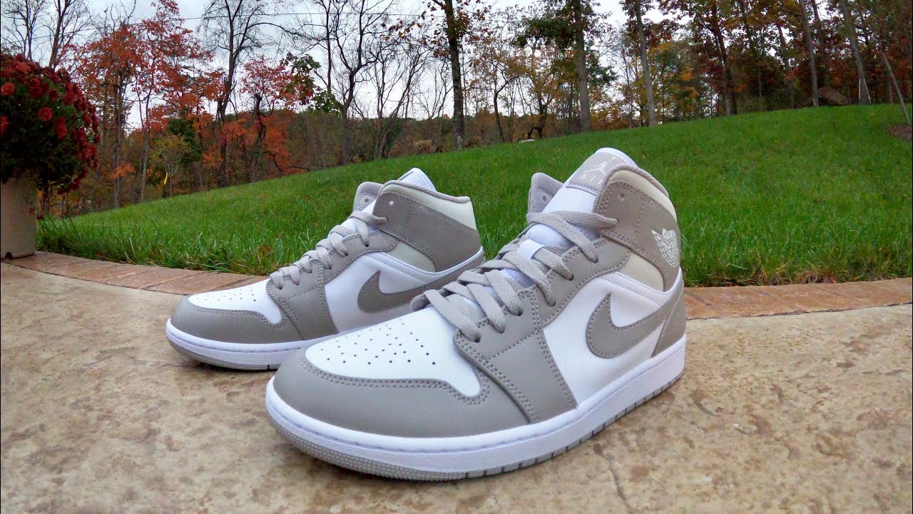 Air Jordan 1 Mid - Linen - College Grey - Best MID of 2021? - Exclusive  Access - Finish Line