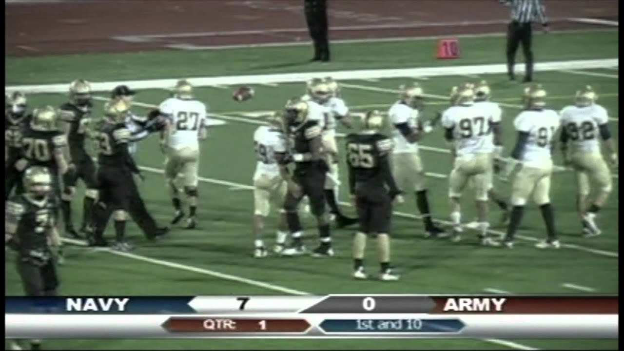 Army Athletics 11/4/11 Sprint Football vs. Navy Recap YouTube