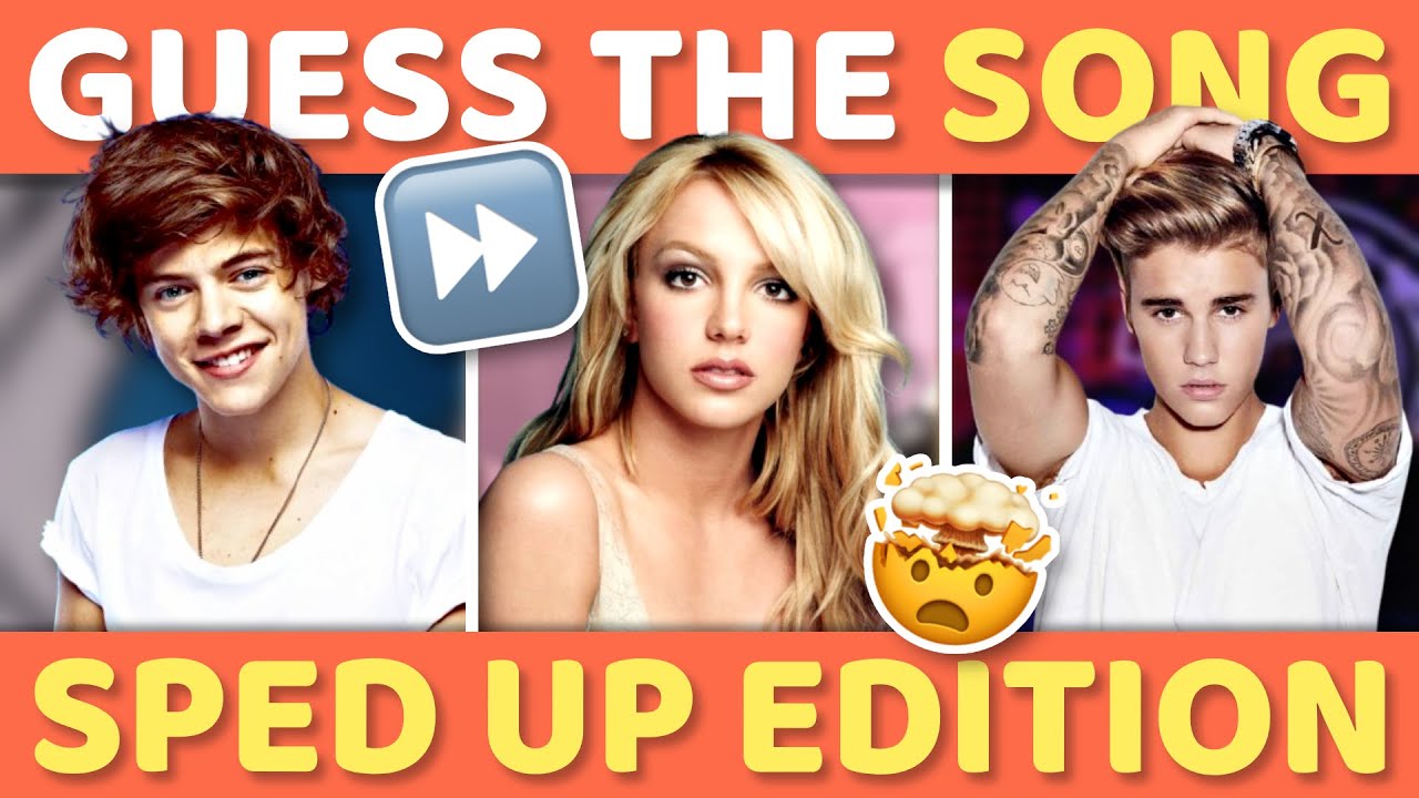 GUESS THE SPED UP SONG ⏩ 🎸 | Music Quiz