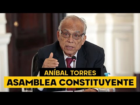 🔴 EN VIVO: Aníbal Torres ofrece conferencia sobre proyecto de nueva constitución