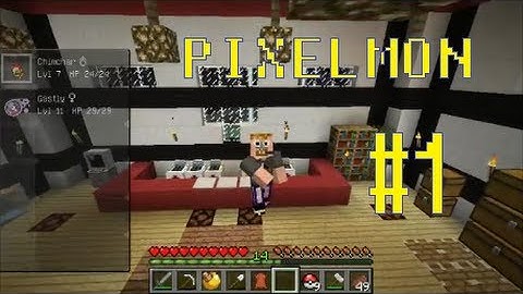 Minecraft: Mod: Pixelmon #1 Meet Chimchar!