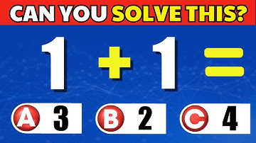 Kun jij deze wiskundequiz halen? 🤓 | Uitdaging met 45 vragen | QuizEarth