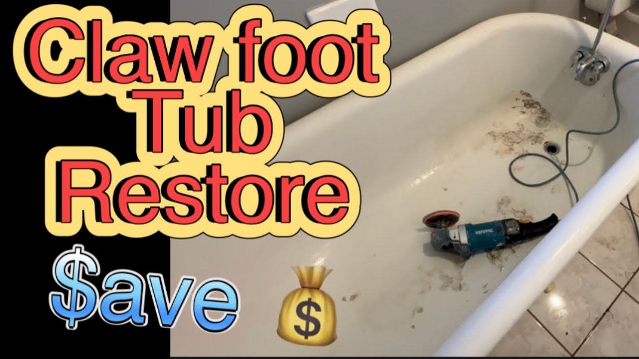 Restore a claw foot tub, it was refinish before? YouTube