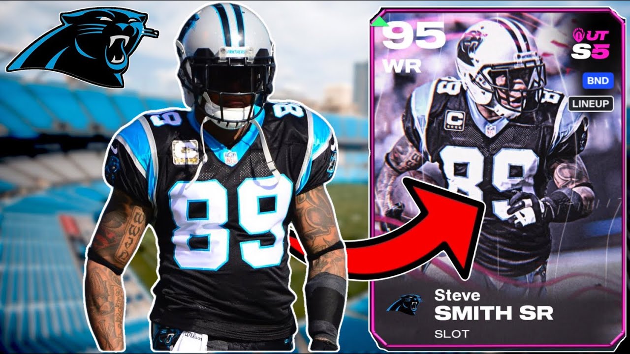 Стив Смит с рейтингом 95 — настоящий зверь в тематической команде «Пантер»! | Madden 26 Ultimate ...