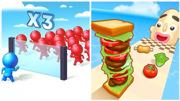 Sandwich Runner 🥪 VS MOB Control ! 💣