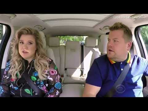 Kelly Clarkson joins James Cordon for Carpool Karaoke #carpoolkaraoke