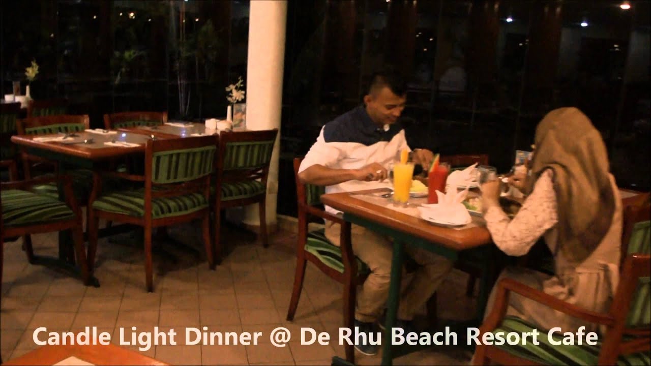 Candle Light Dinner at De Rhu Beach Resort Cafe, Kuantan