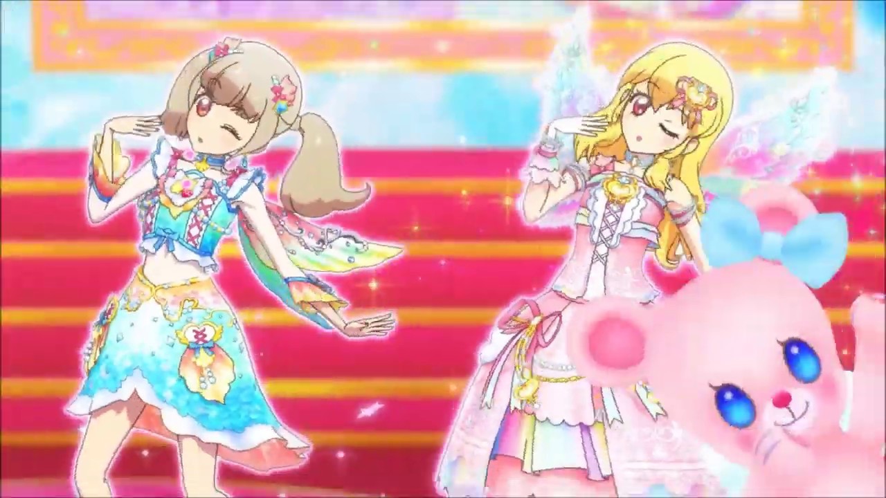 Aikatsu on Parade! Ichigo Hoshimiya (Aikatsu!) and Raki Kiseki