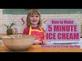Make 5 Minute Chocolate Ice Cream Without an Ice Cream Machine with 4 Year Old Susie