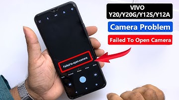 VIVO Y20/Y20G/Y12S/Y12A FAILED TO OPEN CAMERA PROBLEM SOLUTION✅ FRONT CAMERA PROBLEM FIX✅ CAMERA FIX