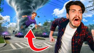 We Tried ESCAPING A TORNADO (and failed) | Funnel Runners
