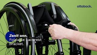 Zenit onn. Foldable backrest bracket. | Ottobock Professionals