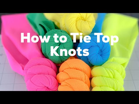 Hoe te binden perfect top knots