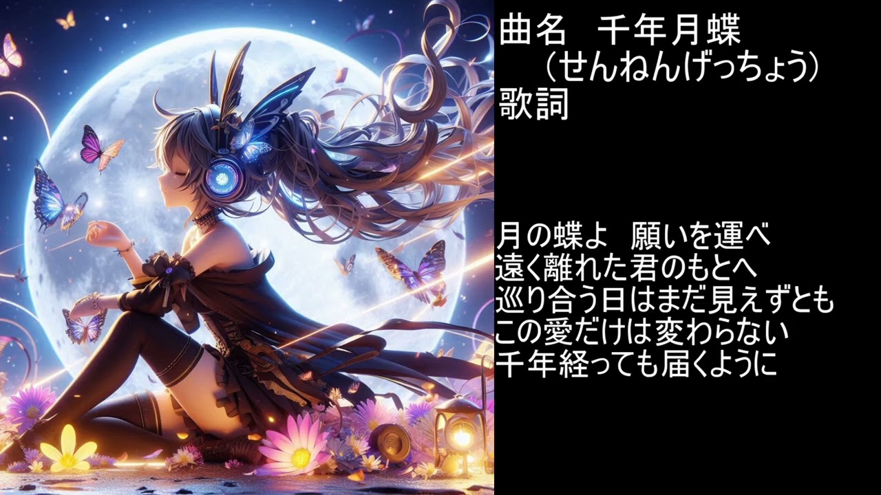 【美しい】皐月 千年月蝶 - YouTube