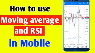 How to use Moving average and RSI in Mt4 Mobile Application | Use Technical Indicators in Mobile screenshot 5