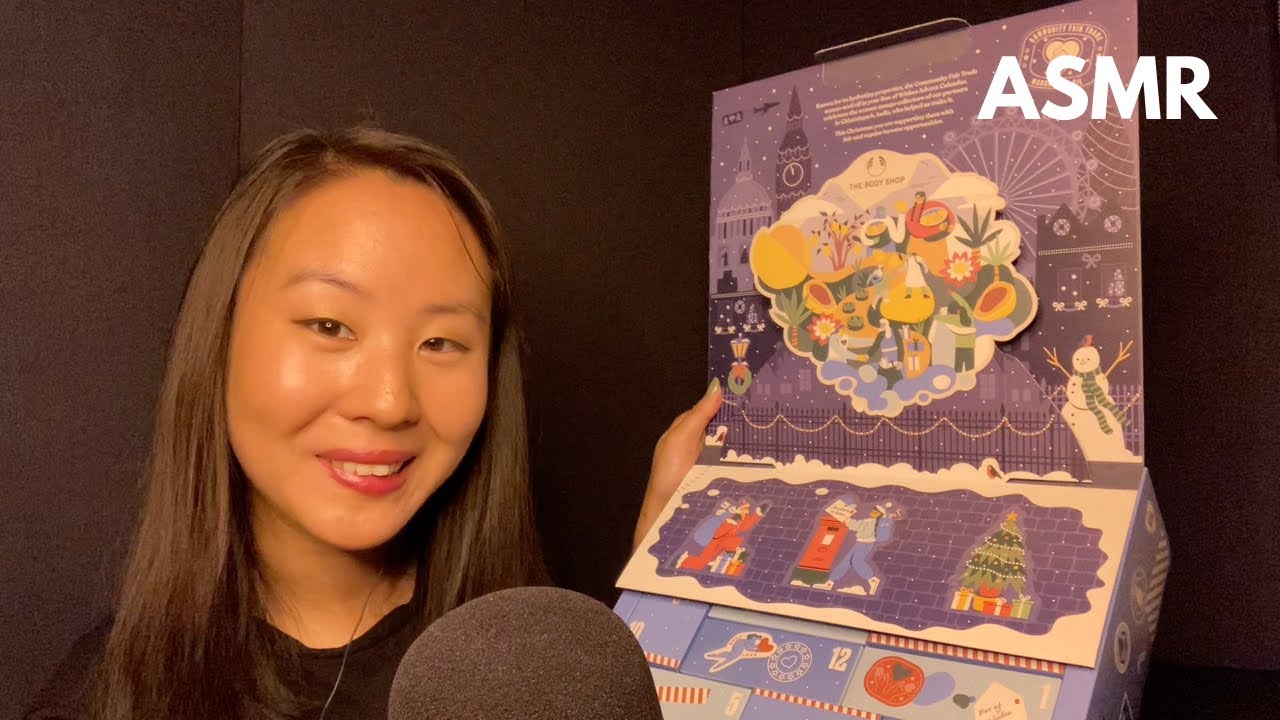 Unboxing Calendrier Body Shop ASMR Français YouTube