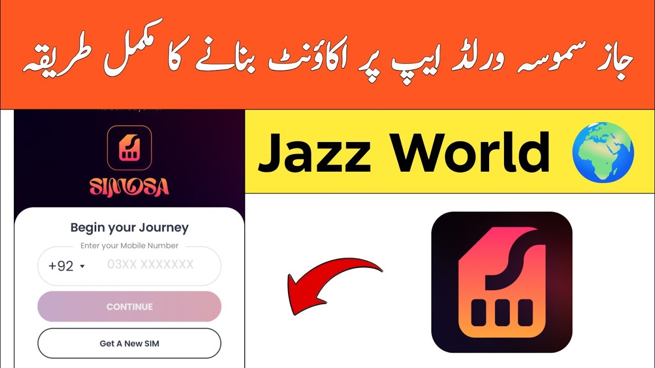 How to create account Jazz world app 😯 Online Muzammil 