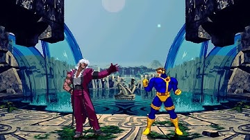 ASURA vs CYCLOPS [Capcom vs SNK Evolution Epic Mugen Fight #27]