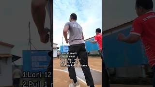 Rangkaian Test Samapta Satpam samapta securityptmsp haritanickel  securityobi lari pushup fyp