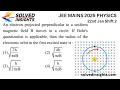 JEE Mains 2025 Physics | Electron in Magnetic Field | Bohr Quantization Concept | 22nd Jan Shift 2