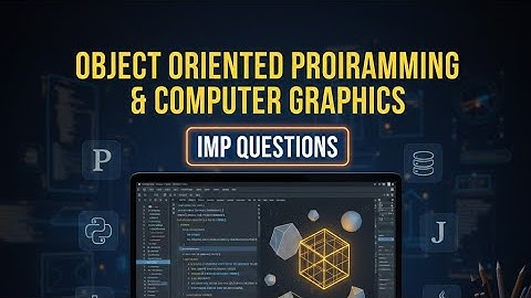 OOP&CG IMP QUESTIONS | SPPU 2024 PATTERN | 