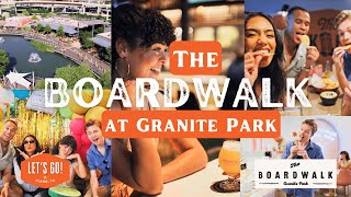 Let s Go The Boardwalk at Granite Park Food Drinks Patio Vibes in Plano TX